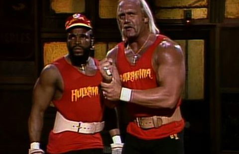 Hulk Hogan and Mr. T