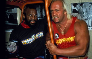 Hulk Hogan and Mr T.
