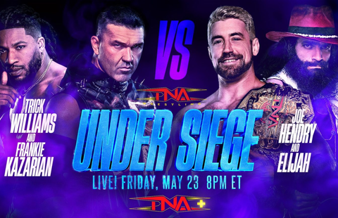 TNA Under Siege 2025 Trick Williams Joe Hendry Elijah